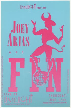 Item #5037 Limelight Presents Joey Arias and Fin invitation