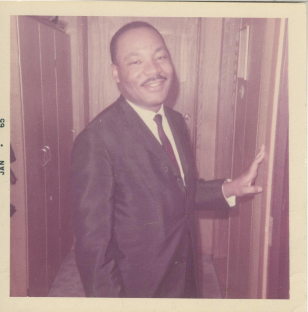 Item #5060 Instamatic photograph of Martin Luther King Jr.