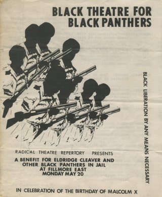Item #5069 “Black Theater for Black Panthers” program