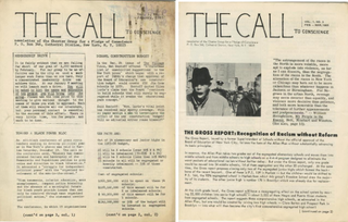 Item #5076 The Call to Conscience, Vol. 1, No. 2 and No. 3
