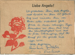Item #5077 East German Youth Organization Letter in Solidarity with Angela Davis
