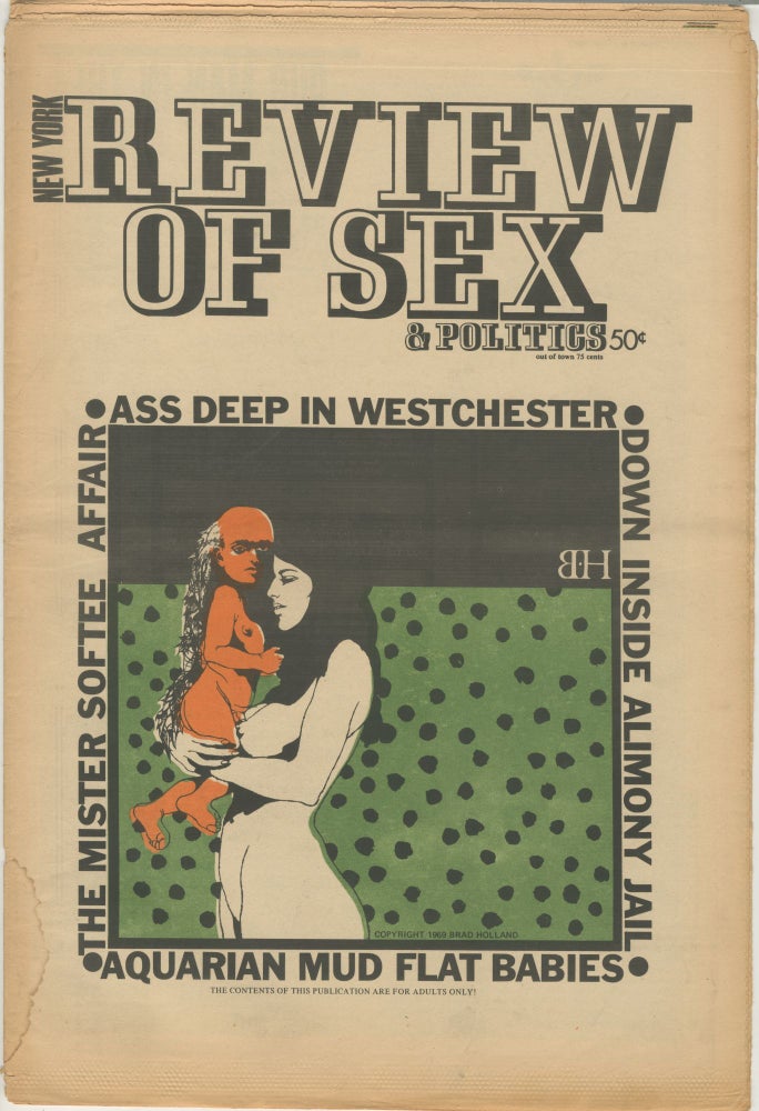 Item #5202 The New York Review of Sex and Politics, Vol. 1 No. 14. S. Edwards, ed Steven Heller.