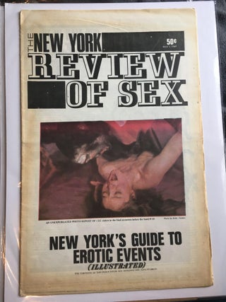 Item #5203 The New York Review of Sex, Vol. 1 No. 4, May 1, 1969. S. Edwards, ed Steven Heller