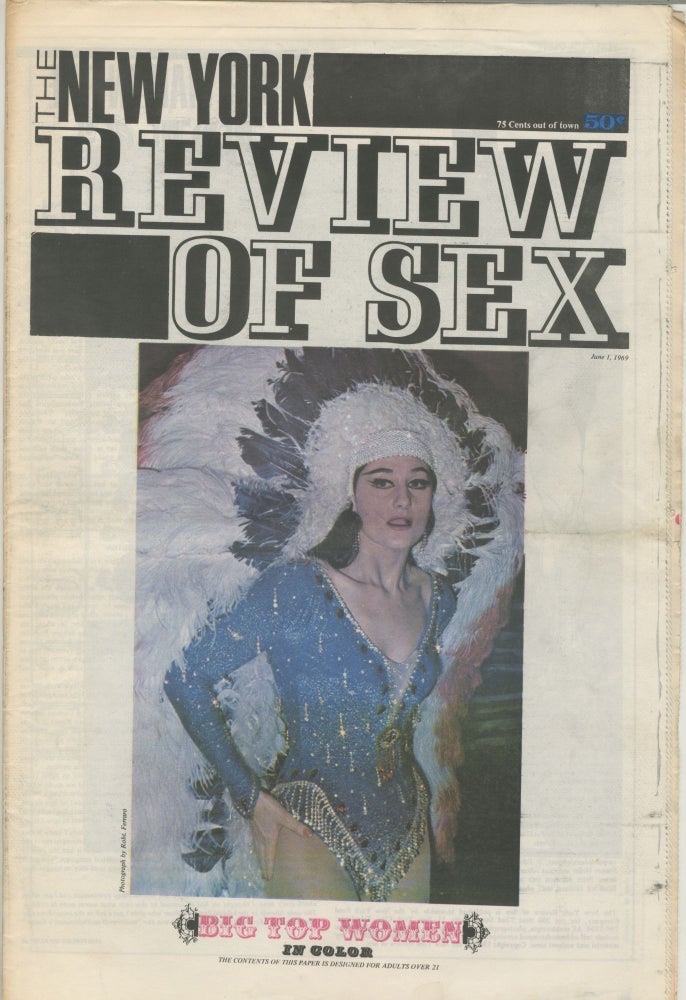 Item #5210 The New York Review of Sex, Vol. 1 No. 6, June 1, 1969. S. Edwards, ed Steven Heller.