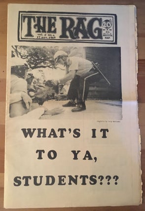 Item #5222 The Rag, vol. 4, no. 6, November 17, 1969