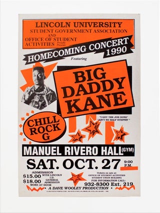 Item #5233 Big Daddy Kane at Lincoln University Homecoming. Big Daddy Kane