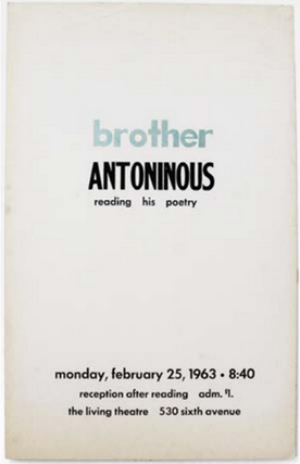 Item #5266 Brother Antoninous [sic] Reading His Poetry
