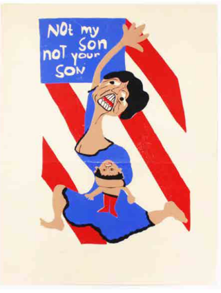 Item #5325 Not My Son Not Your Son. G. Lovett, Women Strike for Peace