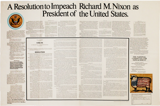 Item #5327 A Resolution to Impeach Richard M. Nixon as President of the United States