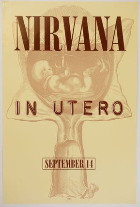 Item #5351 In Utero [withdrawn promotional poster]. Nirvana