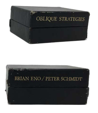 Item #5353 [Brian Eno / Peter Schmidt] Oblique Strategies: Over one hundred worthwhile dilemmas....