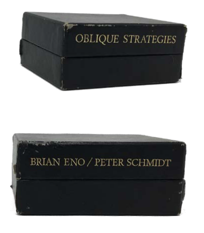 Item #5353 [Brian Eno / Peter Schmidt] Oblique Strategies: Over one hundred worthwhile dilemmas. Brian Eno / Peter Schmidt.