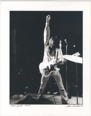 Item #5366 Photograph of Fred Smith of MC5 by Leni Sinclair of the White Panther Party. Leni...