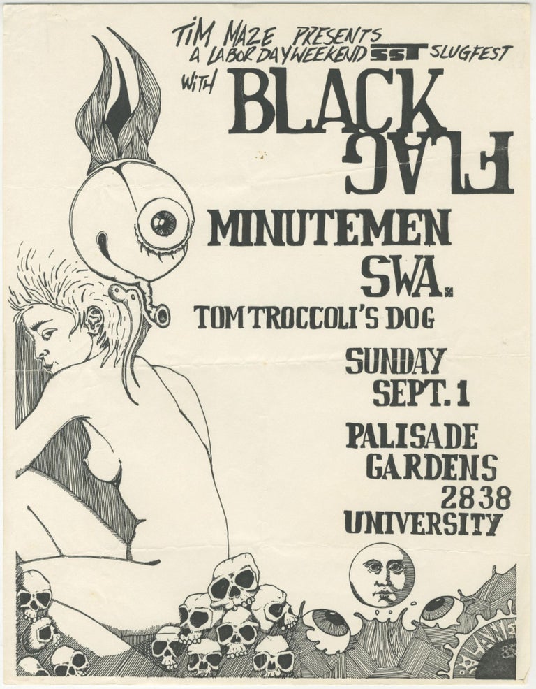 Item #5386 Black Flag, Minutemen, S.W.A., Tom Troccoli’s Dog. Black Flag.