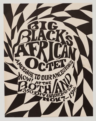 Item #5405 Big Black’s African Octet: A Message to Our Ancestors. Big Black