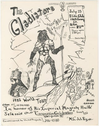 Item #5423 The Gladiators at Elite Club - 1982 World Tour. The Gladiators