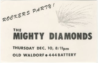Item #5425 Rockers Party! The Mighty Diamonds at Old Waldorf. Mighty Diamonds