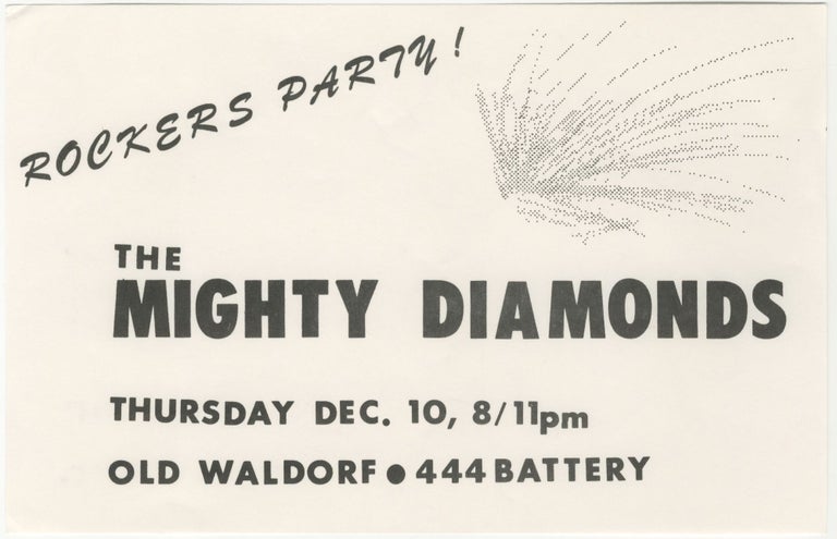 Item #5425 Rockers Party! The Mighty Diamonds at Old Waldorf. Mighty Diamonds.