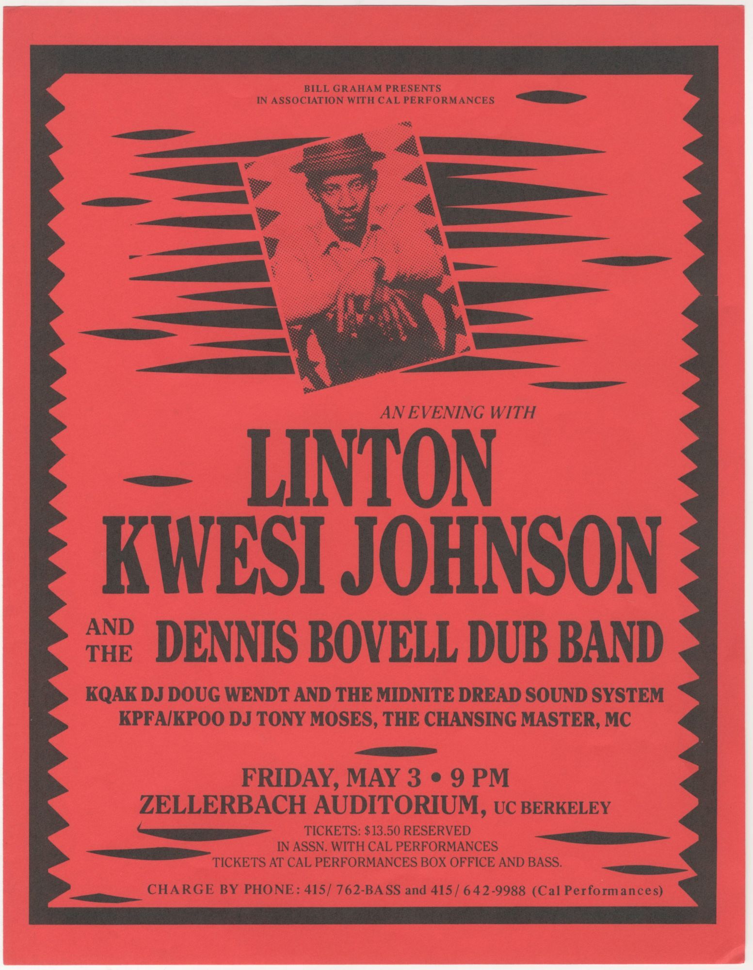 An Evening with Linton Kwesi Johnsonand Dennis Bovell Dub Band
