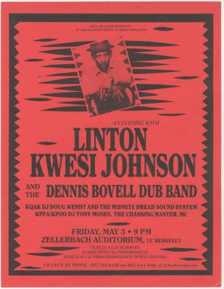 Item #5430 An Evening with Linton Kwesi Johnson and Dennis Bovell Dub Band. Linton Kwesi...