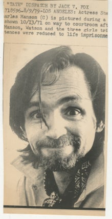 Item #5482 Collection of Twelve Press Photos and Acetates Relating to the Manson Family