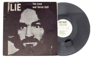 Item #5483 LIE: The Love And Terror Cult [Manson Family LP]. Charles Manson