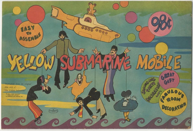 Item #5487 Yellow Submarine Mobile. The Beatles.