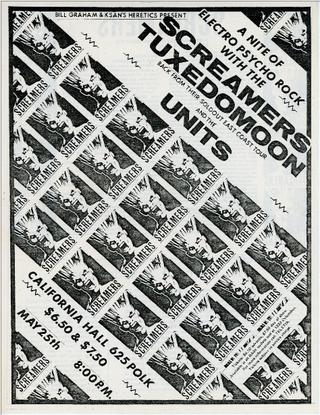 Item #5603 A Nite of Electro Psycho Rock with the Screamers, Tuxedomoon, and the Units
