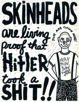Item #5614 Skinheads are Living Proof that Hitler Took a Shit!