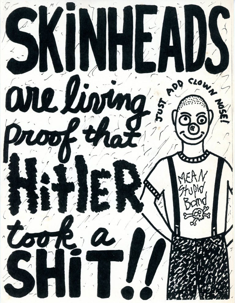 Item #5614 Skinheads are Living Proof that Hitler Took a Shit!