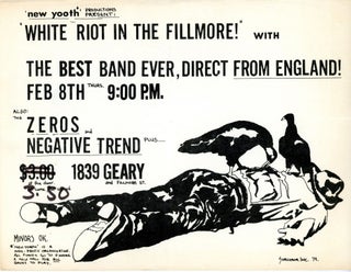 Item #5625 [The Clash, Uncredited] "White Riot In The Fillmore!" with The Best Band Ever, Direct...