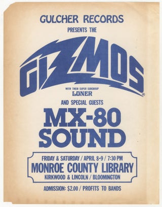 Item #5643 Gulcher Records Presents the Gizmos