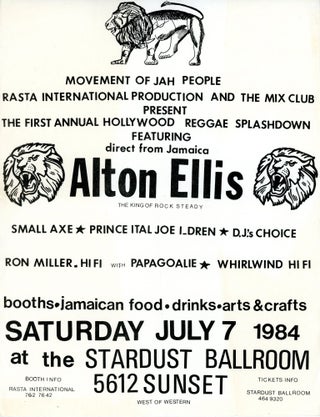 Item #5655 Alton Ellis at the Stardust Ballroom