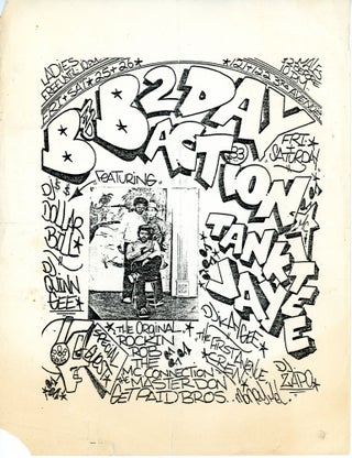 Item #5663 2 Day B and B Action [graffiti handstyle flyer
