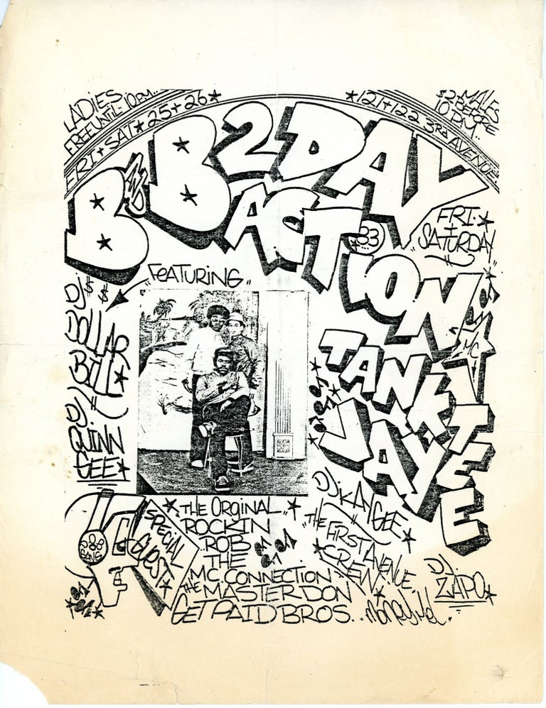 Item #5663 2 Day B and B Action [graffiti handstyle flyer]