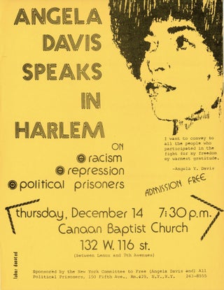 Item #5693 Angela Davis Speaks in Harlem
