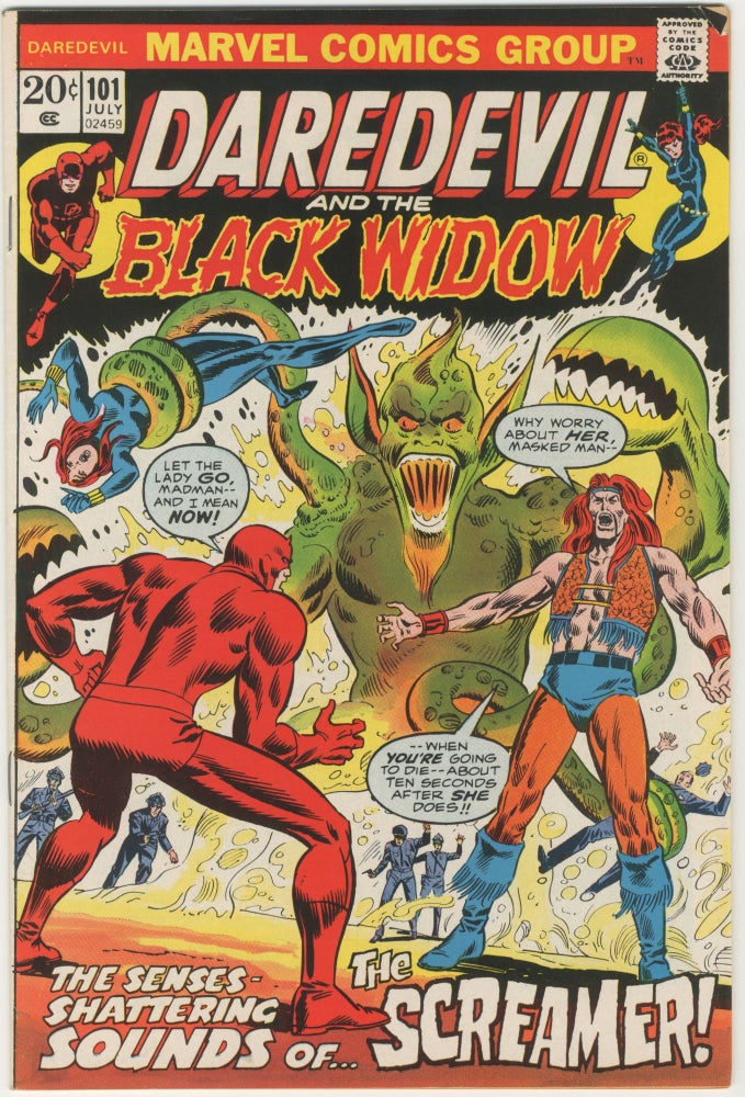 Item #5717 Daredevil and Black Widow: Vengeance in the Sky with Diamonds! Rich Buckler Steve Gerber.