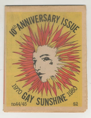Item #5729 Gay Sunshine, 10th Anniversary Issue