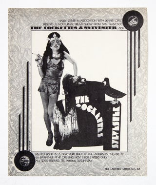 Item #5736 The Cockettes & Sylvester New York Debut at the Anderson Theatre Handbill
