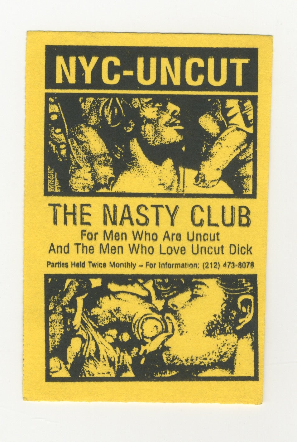 NYC - UNCUT: The Nasty Club party advertisement