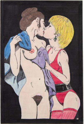Item #5759 [Lesbian Erotica] Illustration by Unknown Artist