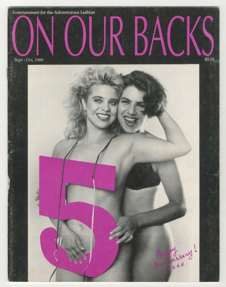 Item #5764 On Our Backs, vol. 6, no. 1, September-October 1989. pub Debi Sundahl.