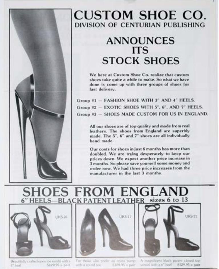 Item #5771 Mail order catalog for women’s heels