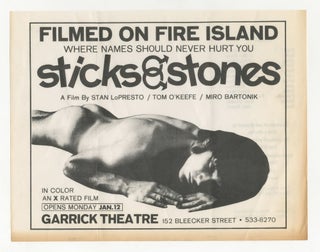 Item #5814 Sticks & Stones [film flyer