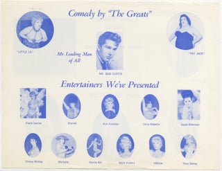 The Blue Dahlia [drag show poster and program]