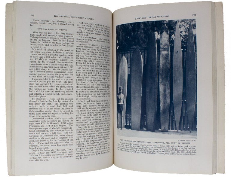 Item #5842 [Surfing, Tom Blake, Amelia Earhart] National Geographic Magazine Vol. LXVII, No. 5, May, 1935