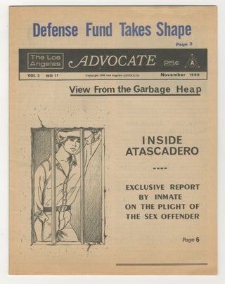 Item #5878 The Los Angeles Advocate, vol. 2, no. 11, November 1968. ed Dick Michaels