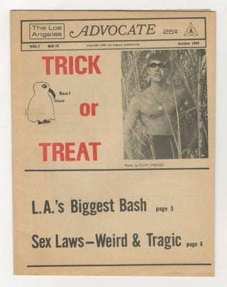 Item #5879 The Los Angeles Advocate, vol. 2, no. 10, October 1968. ed Dick Michaels