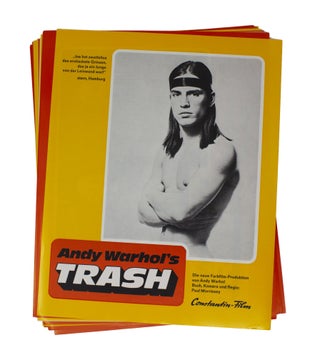 Item #5909 Andy Warhol’s Trash [Complete Set of German Flyers