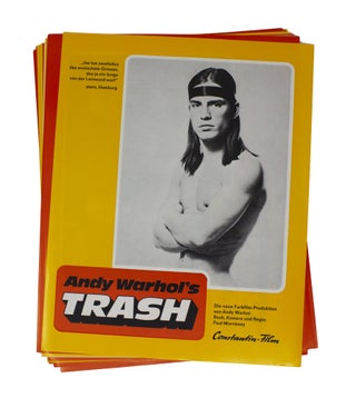 Item #5909 Andy Warhol’s Trash [Complete Set of German Flyers